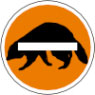 Verkehrsschild – Zugang für Waschbären verboten
